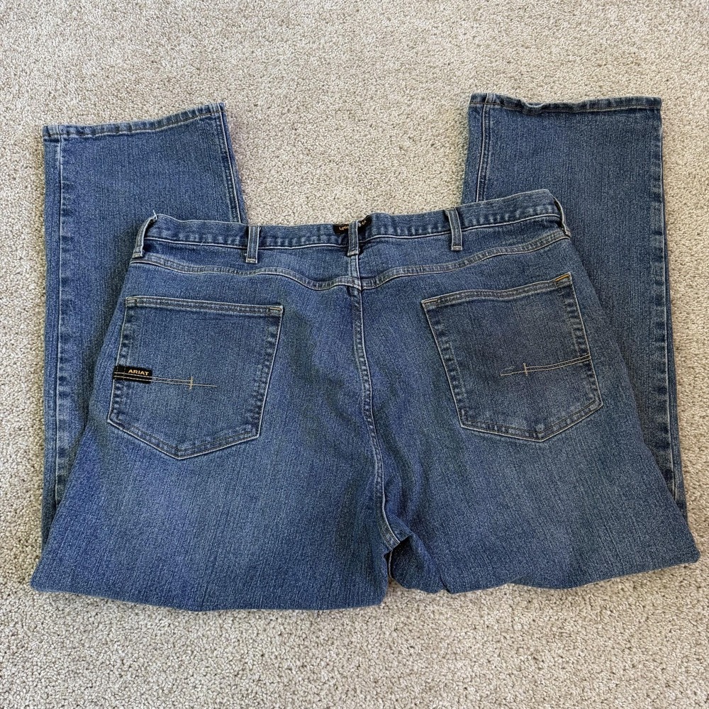 Ariat M4 Relaxed Boot Jeans Mens 42x30 Medium Wash Blue Denim Bootcut Casual